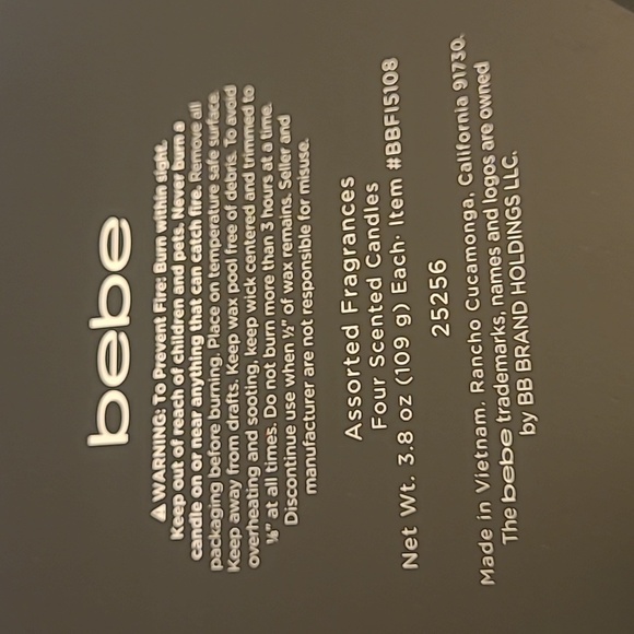 Bebe Colorful Candle Collection - Picture 7 of 7